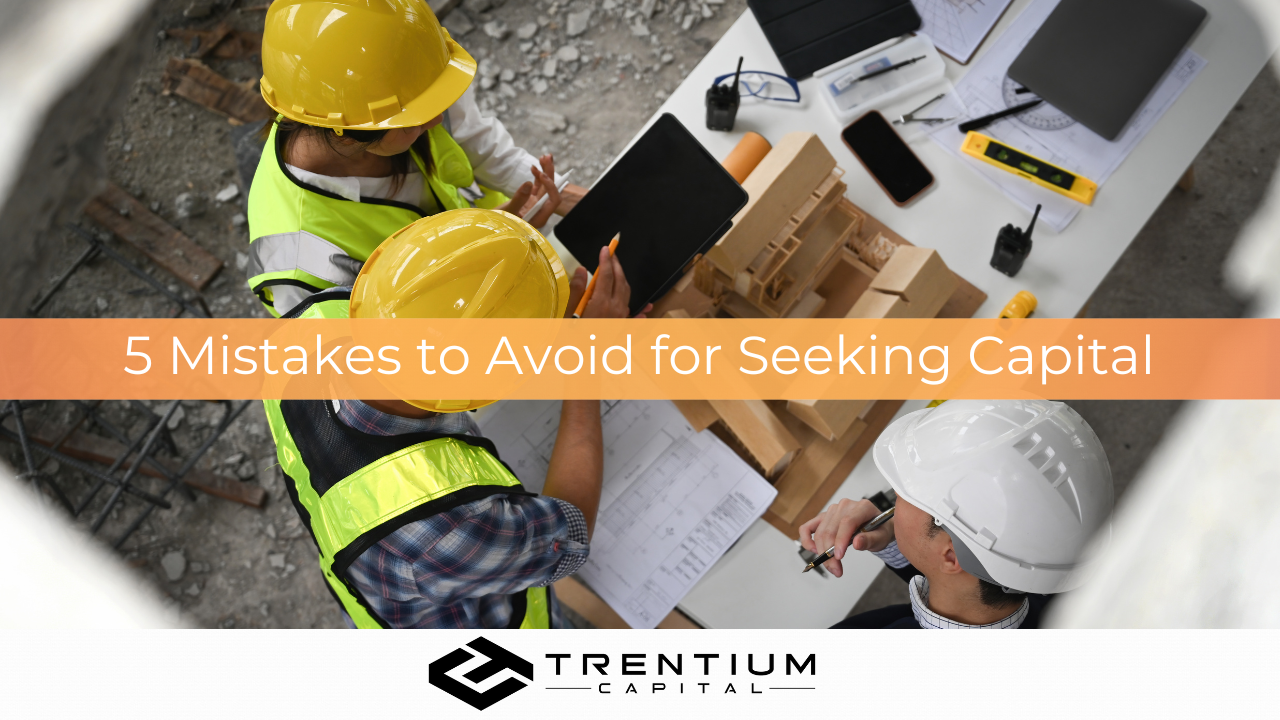mistakes to avoid when seeking capital